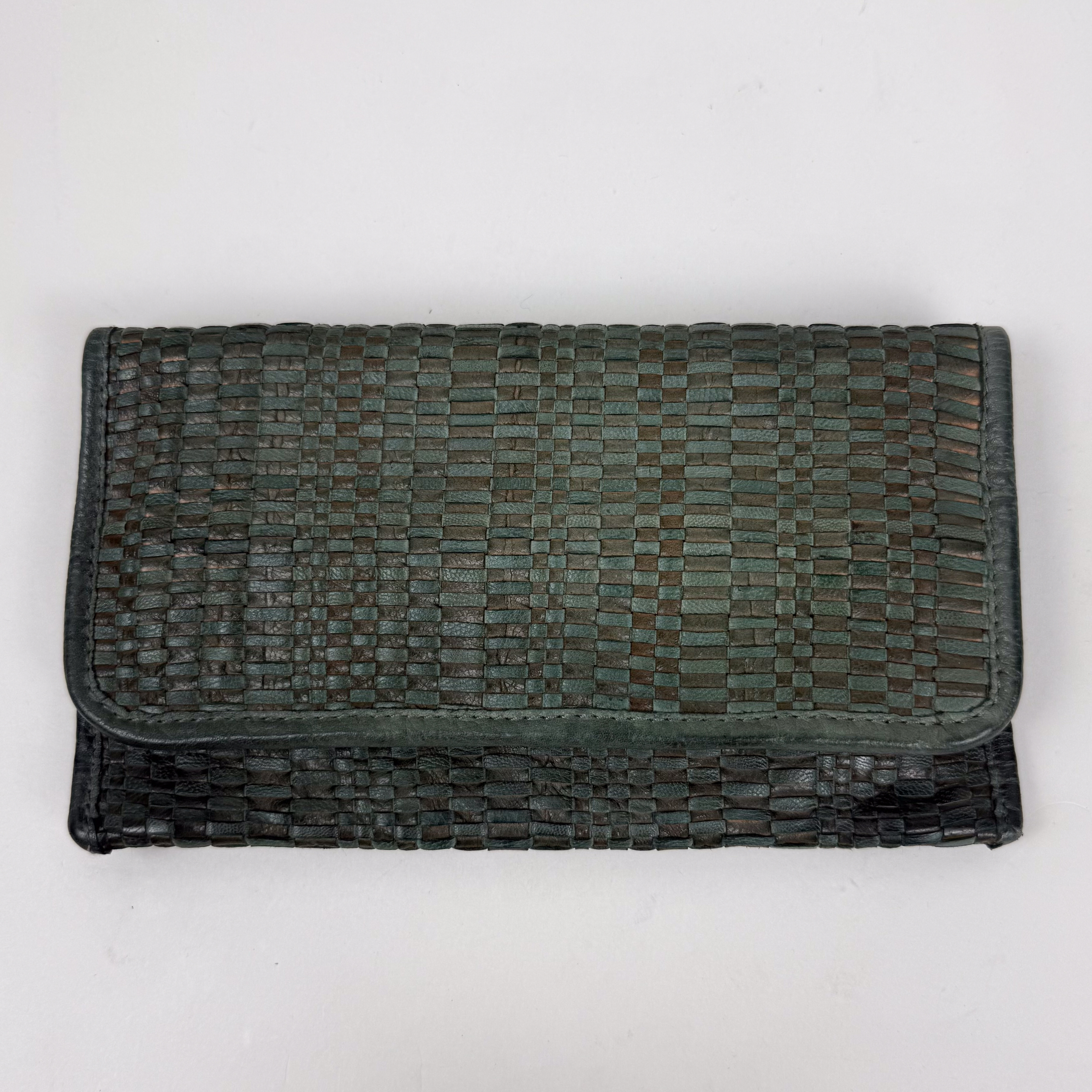 WALLET 2 PLOT DARK AGAVE FRONTE