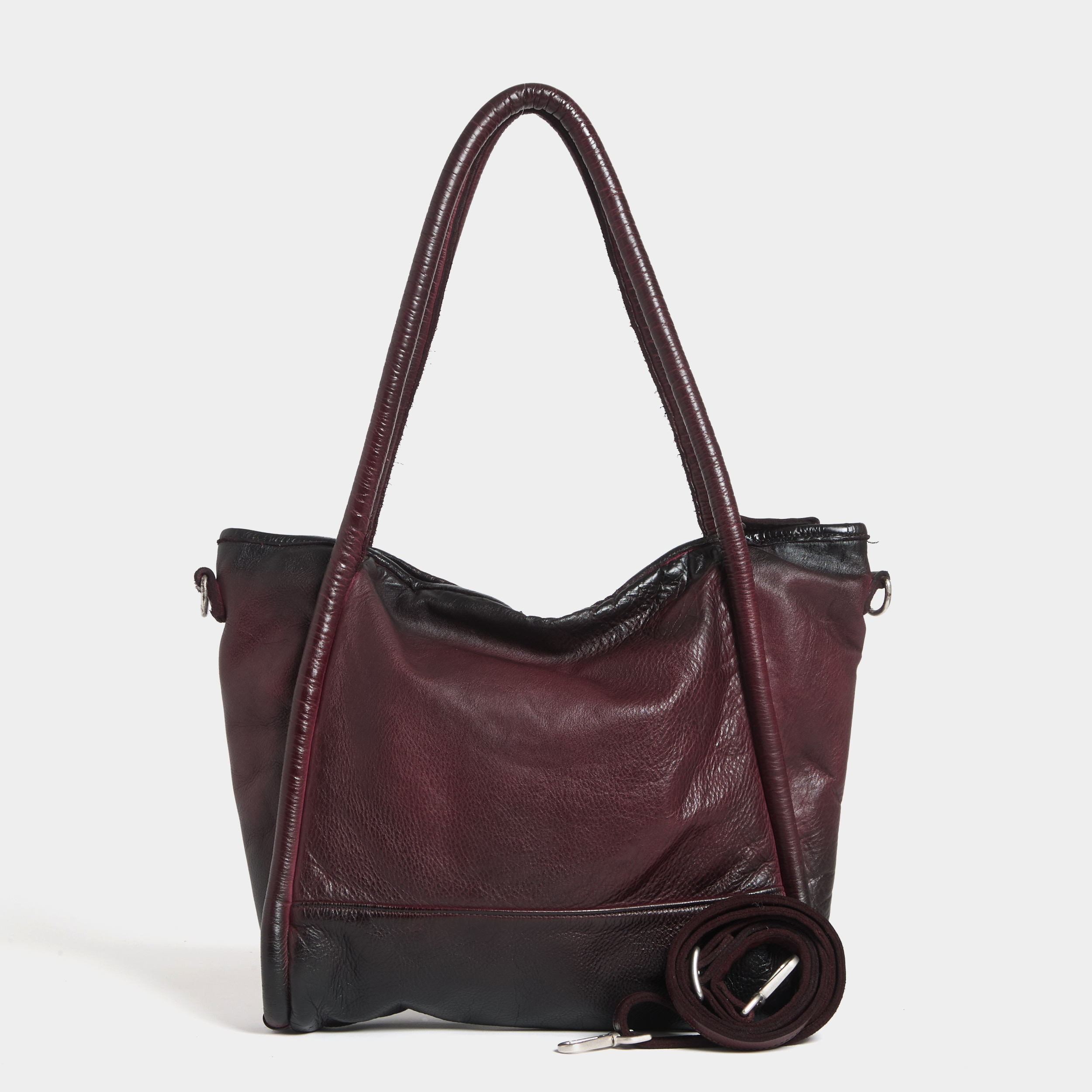 SHOPPER BY DEGRADE' BURGUNDY RETRO
